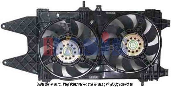 AKS DASIS ventiliatorius, radiatoriaus 088057N